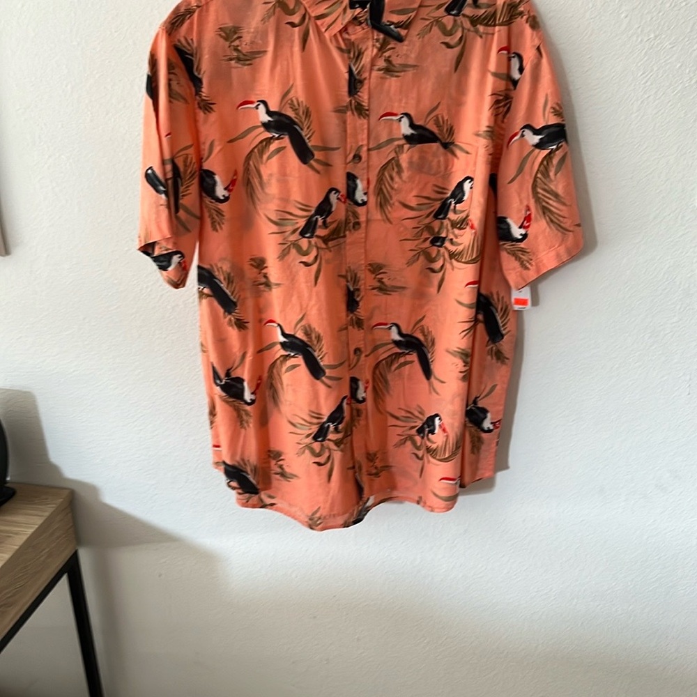 Tropical Toucan Print Shirt